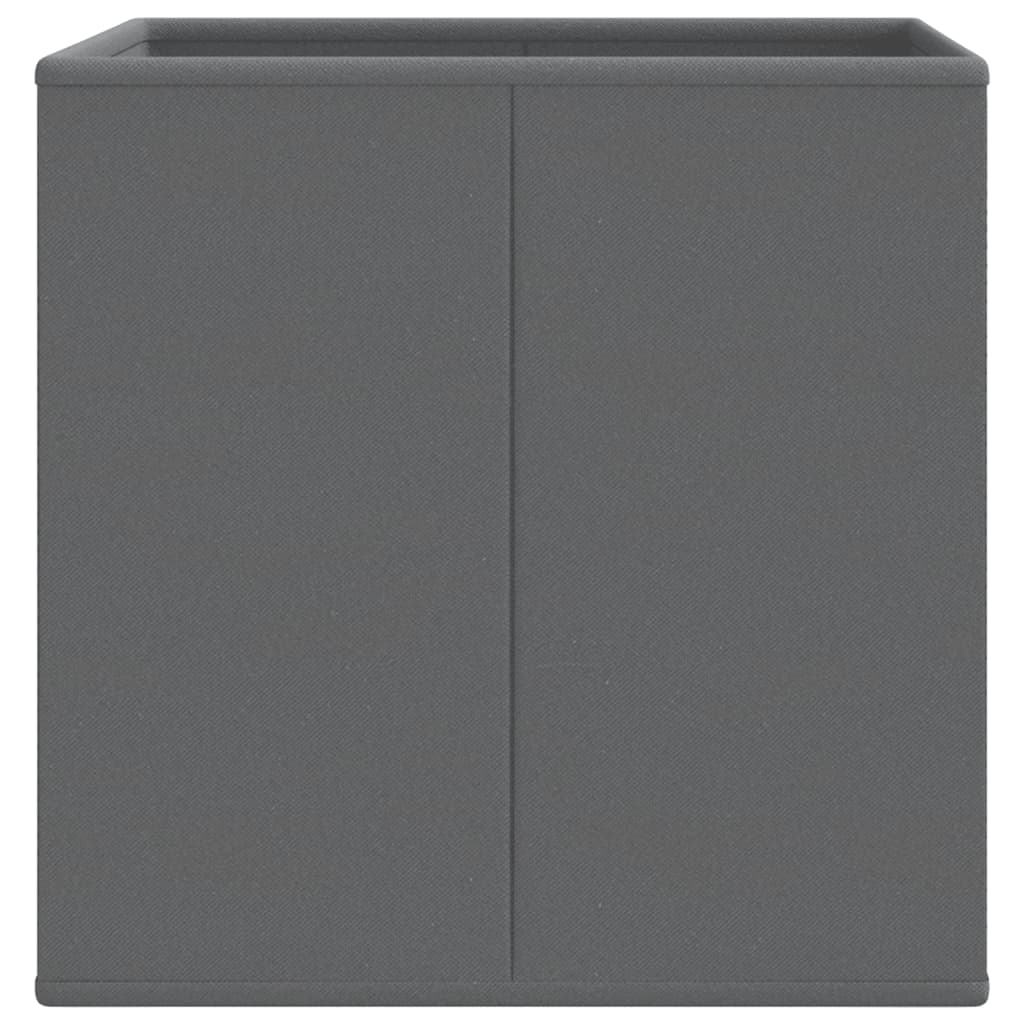 opbevaringskasser 4 stk. 32x32x32 cm foldbare stof grå