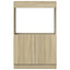 skab 63x33x100 cm konstrueret træ sonoma-eg