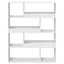 bogreol 100x33x125,5 cm konstrueret træ hvid