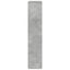 bogreol 100x33x156,5 cm konstrueret træ betongrå