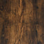 bogreol 100x33x187,5 cm konstrueret træ røget egetræsfarve