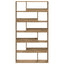 bogreol 100x33x187,5 cm konstrueret træ gammelt eg