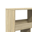 bogreol 100x33x187,5 cm konstrueret træ sonoma-eg