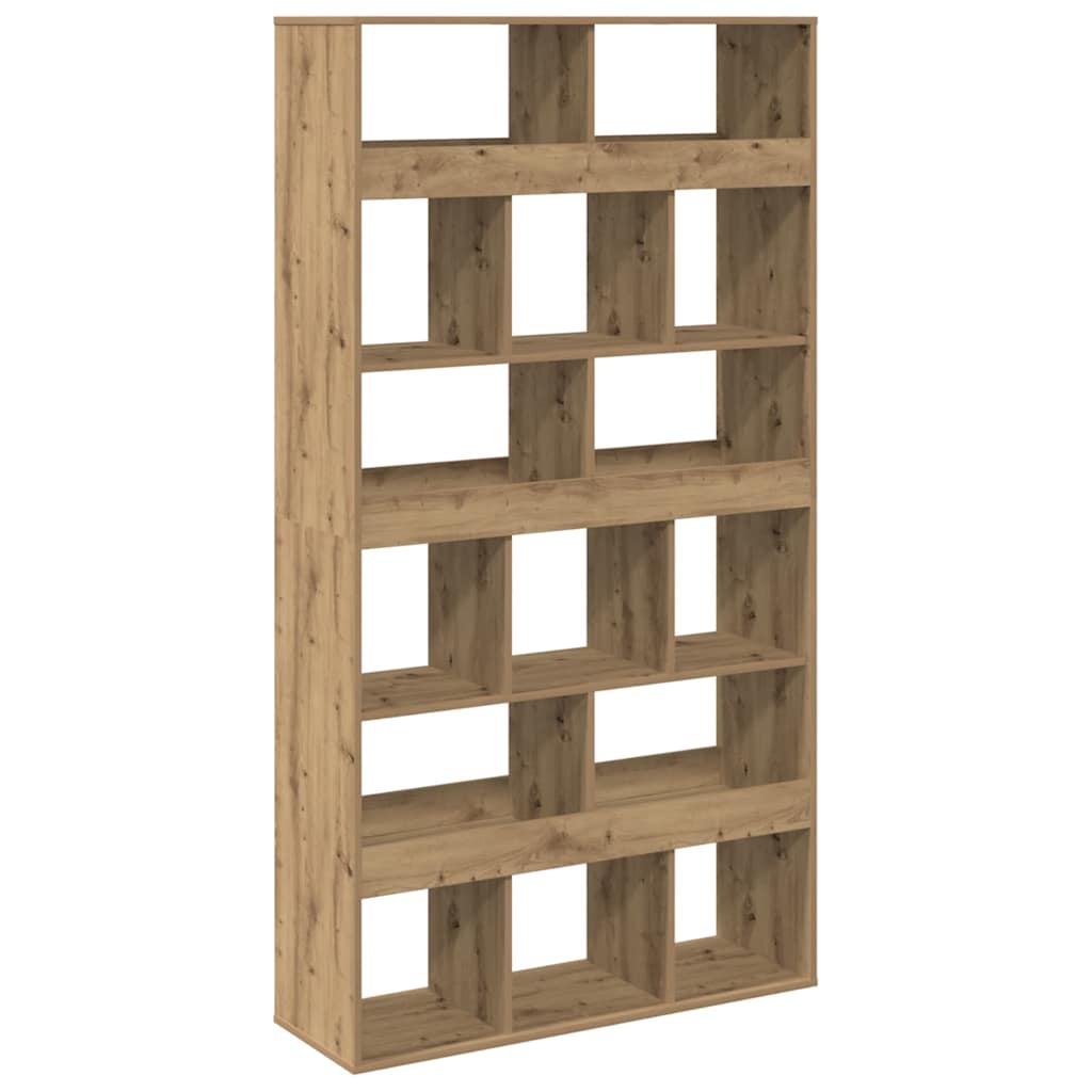 bogreol 100x33x187,5 cm konstrueret træ kunsteg
