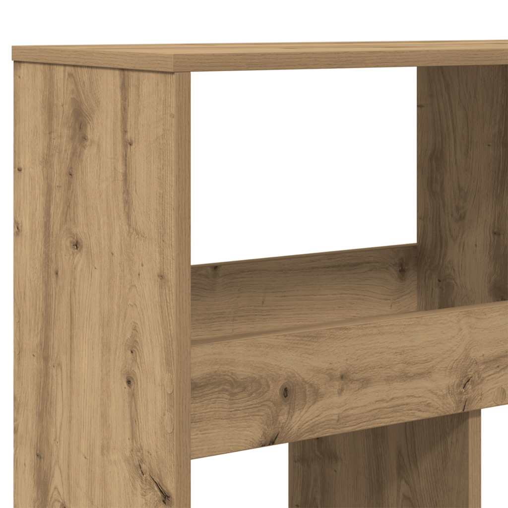 bogreol 100x33x187,5 cm konstrueret træ kunsteg