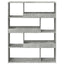 rumdeler 100x33x125,5 cm konstrueret træ betongrå