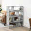 rumdeler 100x33x125,5 cm konstrueret træ betongrå