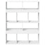 rumdeler 100x33x125,5 cm konstrueret træ hvid
