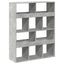 rumdeler 100x33x125,5 cm konstrueret træ betongrå