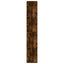 rumdeler 100x33x187,5 cm konstrueret træ røget egetræsfarve