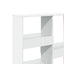 rumdeler 100x33x115 cm konstrueret træ hvid
