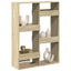 rumdeler 100x33x135 cm konstrueret træ sonoma-eg