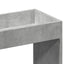 højskab 63x33x180 cm konstrueret træ betongrå