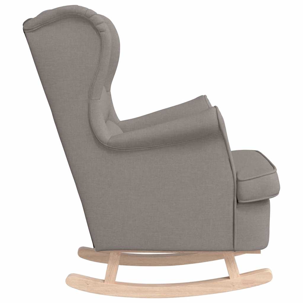 gyngestol 74x90x102 cm stof gråbrun
