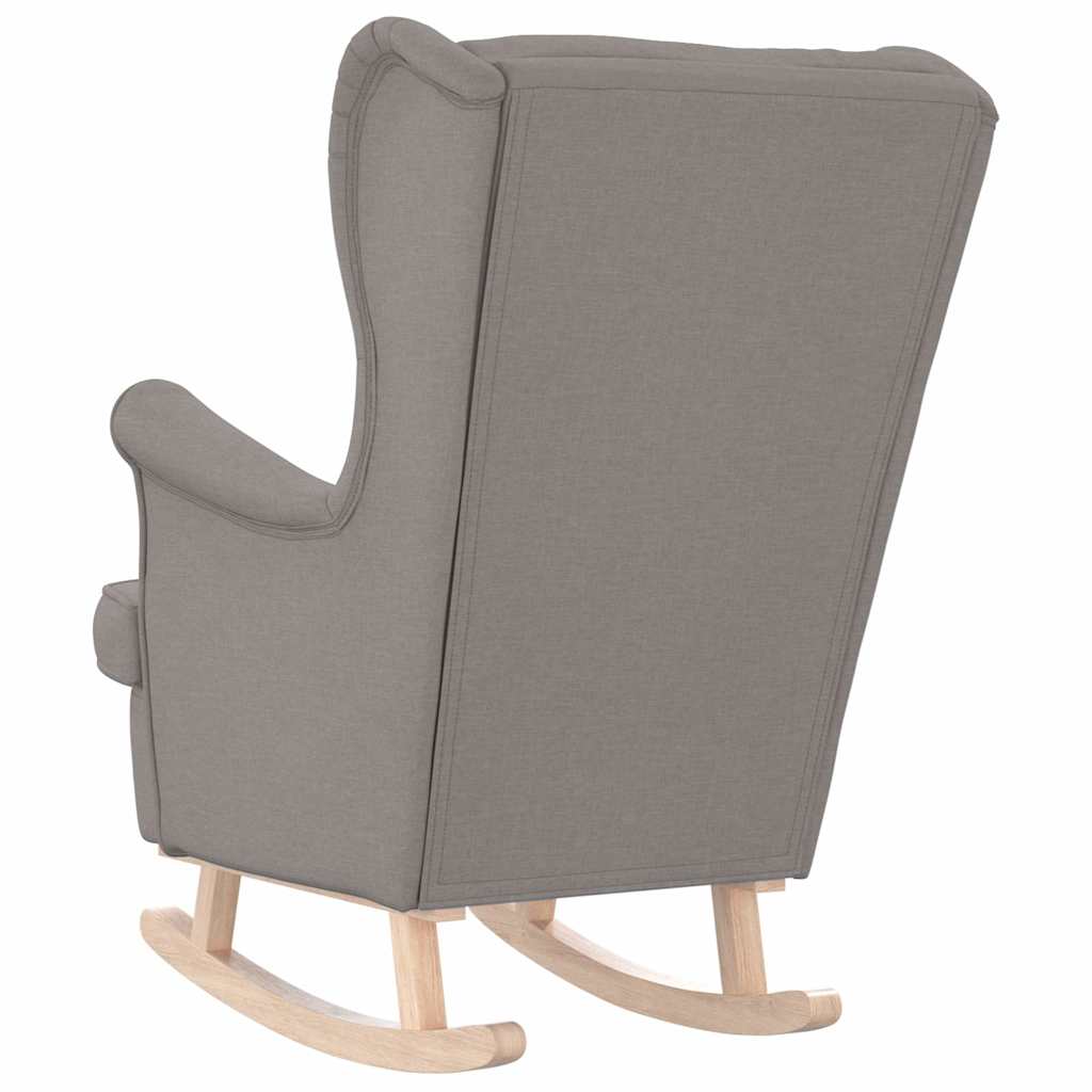 gyngestol 74x90x102 cm stof gråbrun