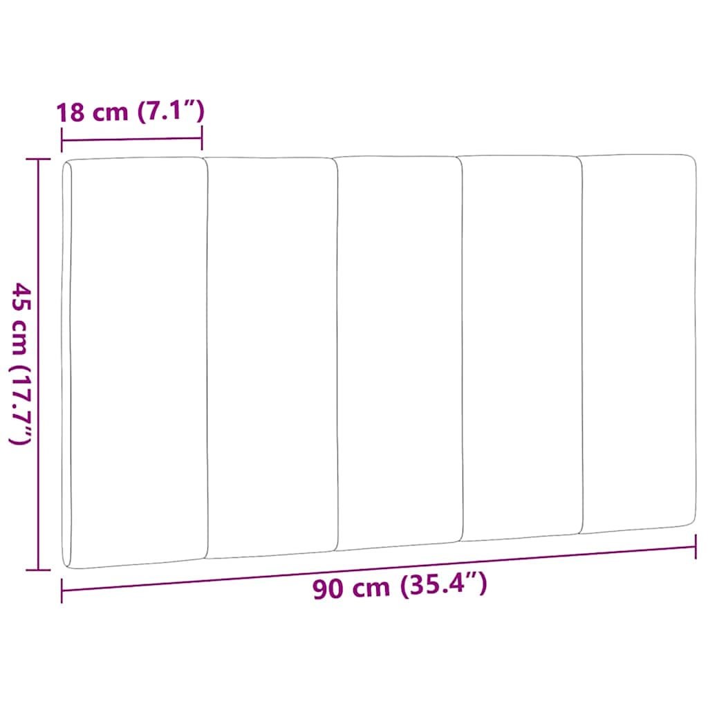 gavlpude Hanko 90 cm stof blå
