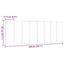 gavlpude Hanko 140 cm stof sort