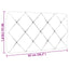 gavlpude 90 cm stof sort