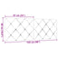 gavlpude 120 cm stof sort