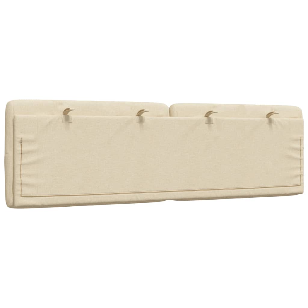 gavlpude 160 cm stof cremefarvet