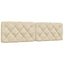 gavlpude 180 cm stof cremefarvet