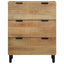 skænke 2 stk. 60x33x75 cm massivt mangotræ brun