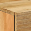 skænke 2 stk. 60x33x75 cm massivt mangotræ brun