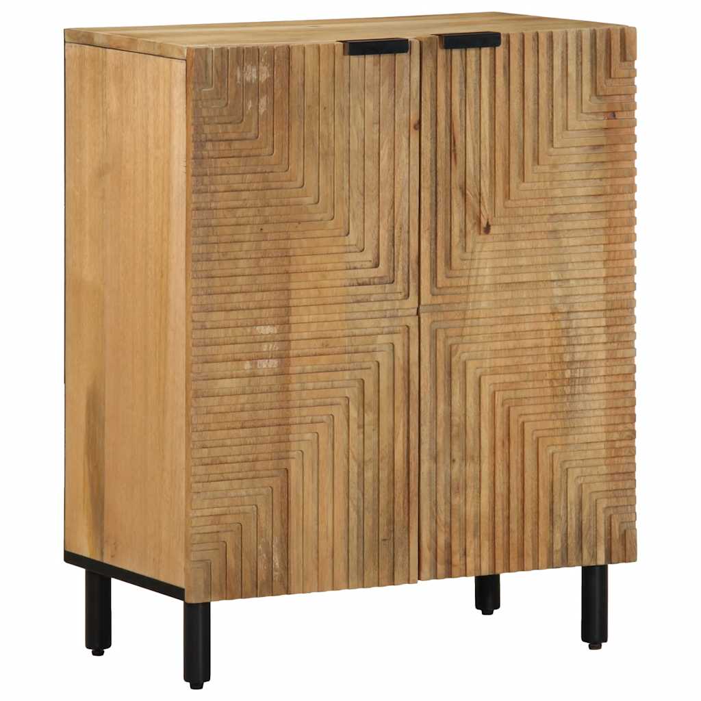 skænke 3 stk. 60x33x75 cm massivt mangotræ brun