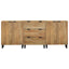 skænke 3 stk. 60x33x75 cm massivt mangotræ brun