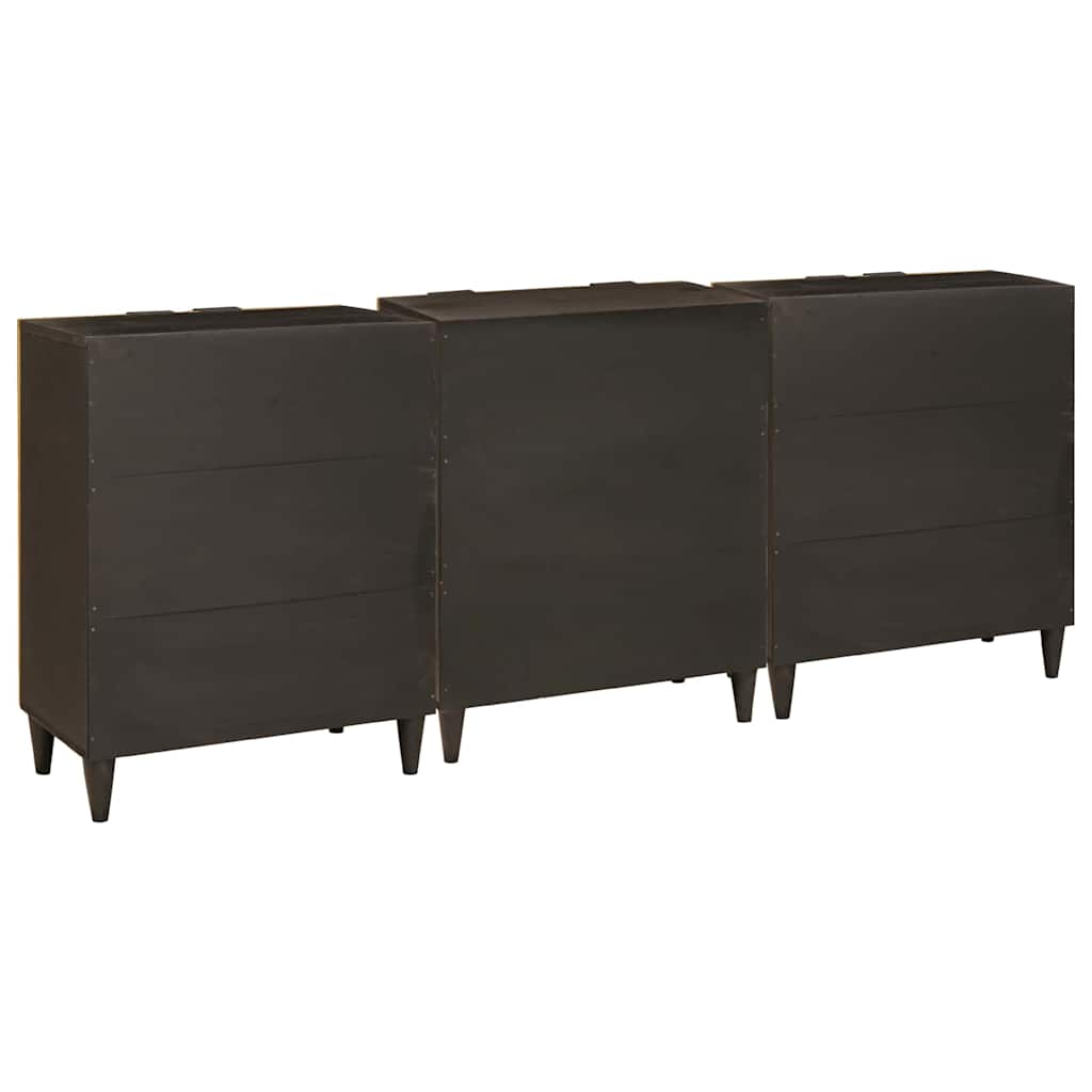 Sidetabel Sæt 3 stk. 180 x 33 x 75 cm Massivt mangotræ