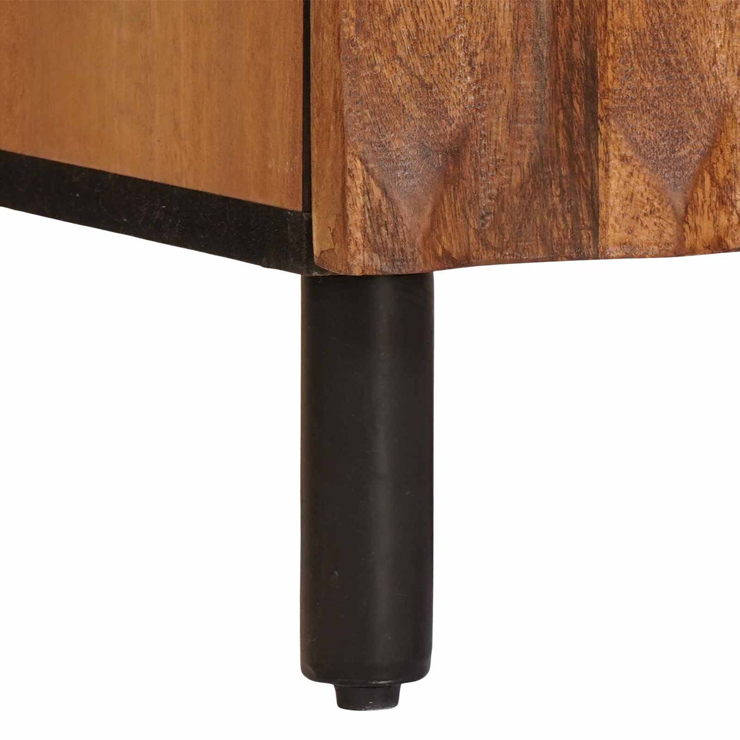 Badeværelsessæt 2 pcs Akaciebrown finish Massivt mangotræ