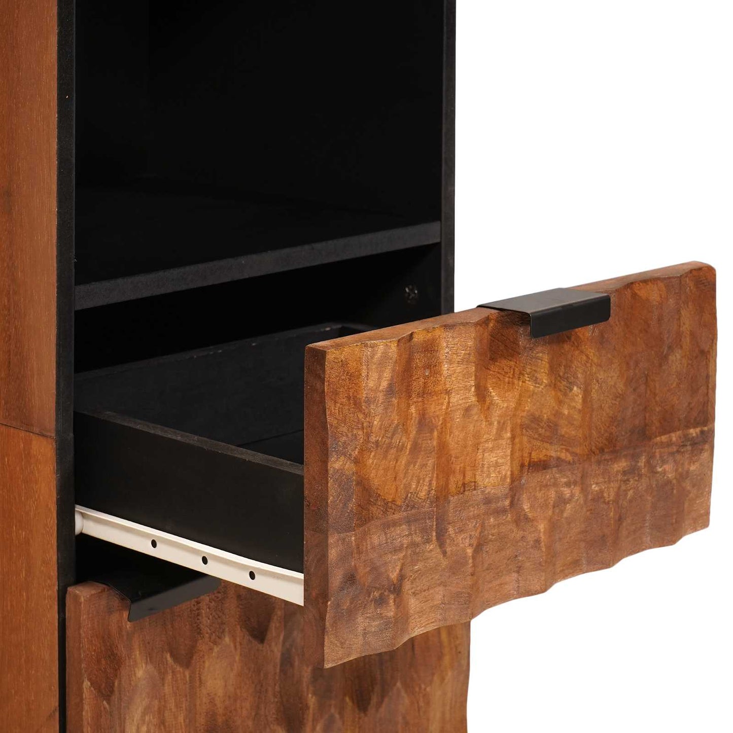 Badeværelsessæt 3 pcs Akaciebrown finish Massivt mangotræ
