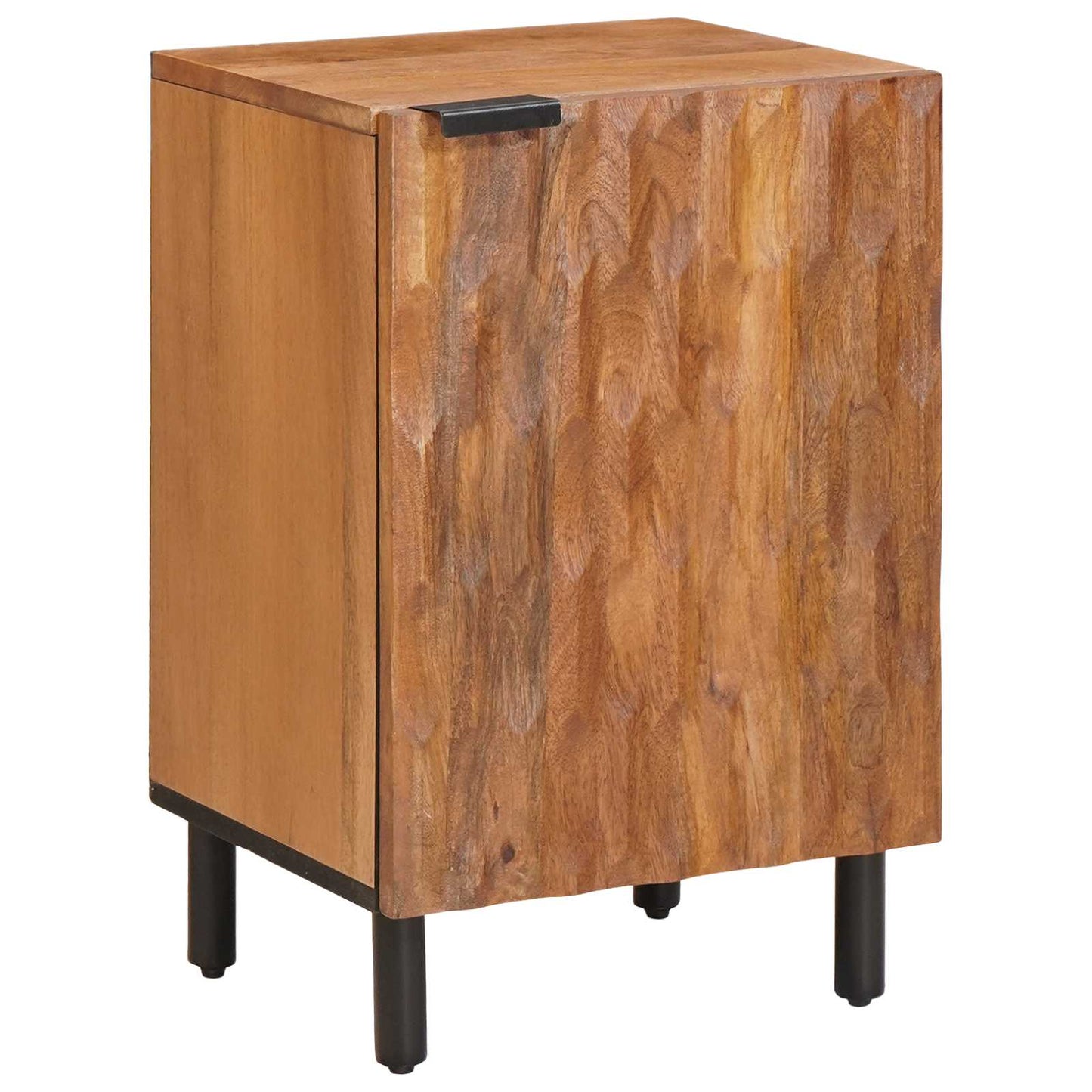 Badeværelsessæt 5 pcs Akaciebrown finish Massivt mangotræ