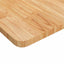 arbejdsbænk 100x60x81,5 cm massivt egetræ rektangulær lysebrun