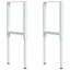 arbejdsbænk 100x60x(71,5-98) cm massivt egetræ