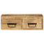 væghængt tv-skab 60x30x19 cm massivt ru mangotræ