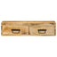 væghængt tv-skab 80x30x19cm massivt ru mangotræ
