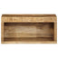væghængt tv-skab 40x30x19 cm massivt ru mangotræ