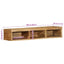 væghængt tv-skab 100x30x19 cm massivt ru mangotræ