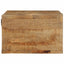 væghængt tv-skab 100x30x19 cm massivt ru mangotræ