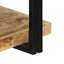 væghylde 110x33x45 cm massivt ru mangotræ