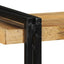 væghylde 110x33x45 cm massivt ru mangotræ