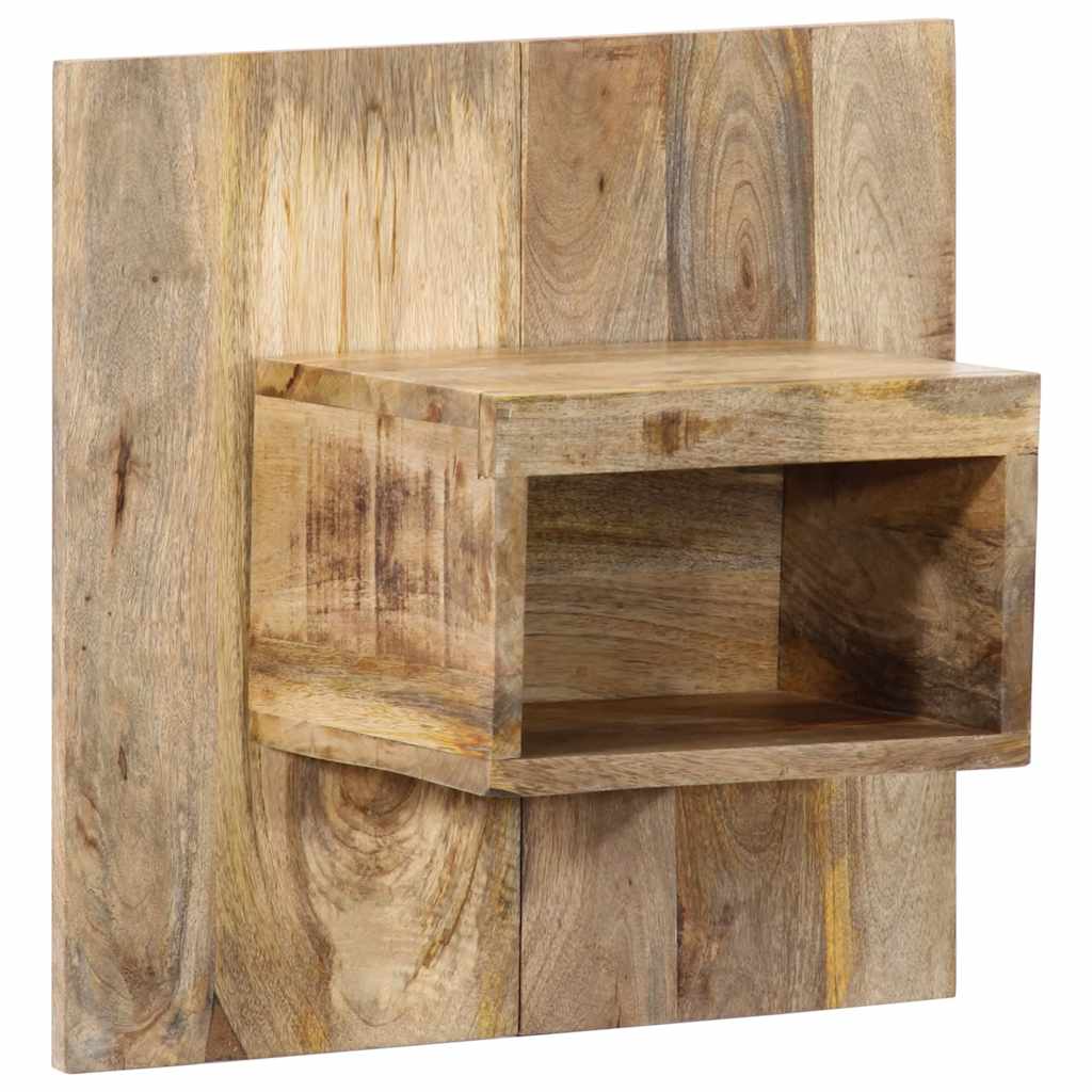 sengebord 50x27x50 cm massivt ru mangotræ billede
