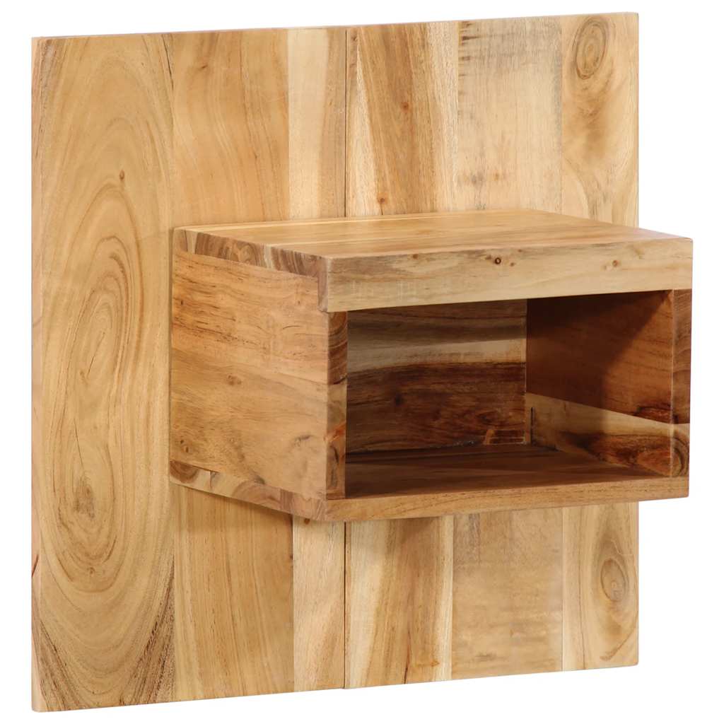 sengebord 50x27x50 cm massivt akacietræ billede