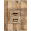 sengeskab 60x32x80 cm massivt ru mangotræ