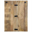 sengeskab 60x32x80 cm massivt ru mangotræ