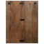 sengeskab 60x32x80 cm massivt genbrugstræ flerfarvet