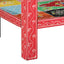 Konsolbord med skuffe med opbevaring Flerfarvet 80 x 35 x 76 cm