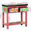 Konsolbord med skuffe med opbevaring Flerfarvet 80 x 35 x 76 cm