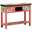 Konsolbord med skuffe Flerfarvet 100 x 30 x 77 cm